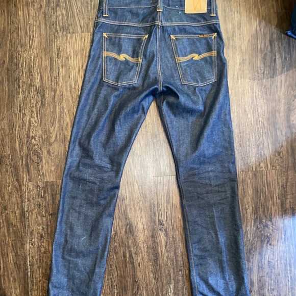 Nudie Jeans Co raw denim jeans. 31W 34L - Picture 2 of 4